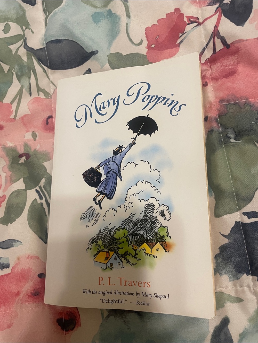 Kids Book Cover Print - Light Blue Illustration